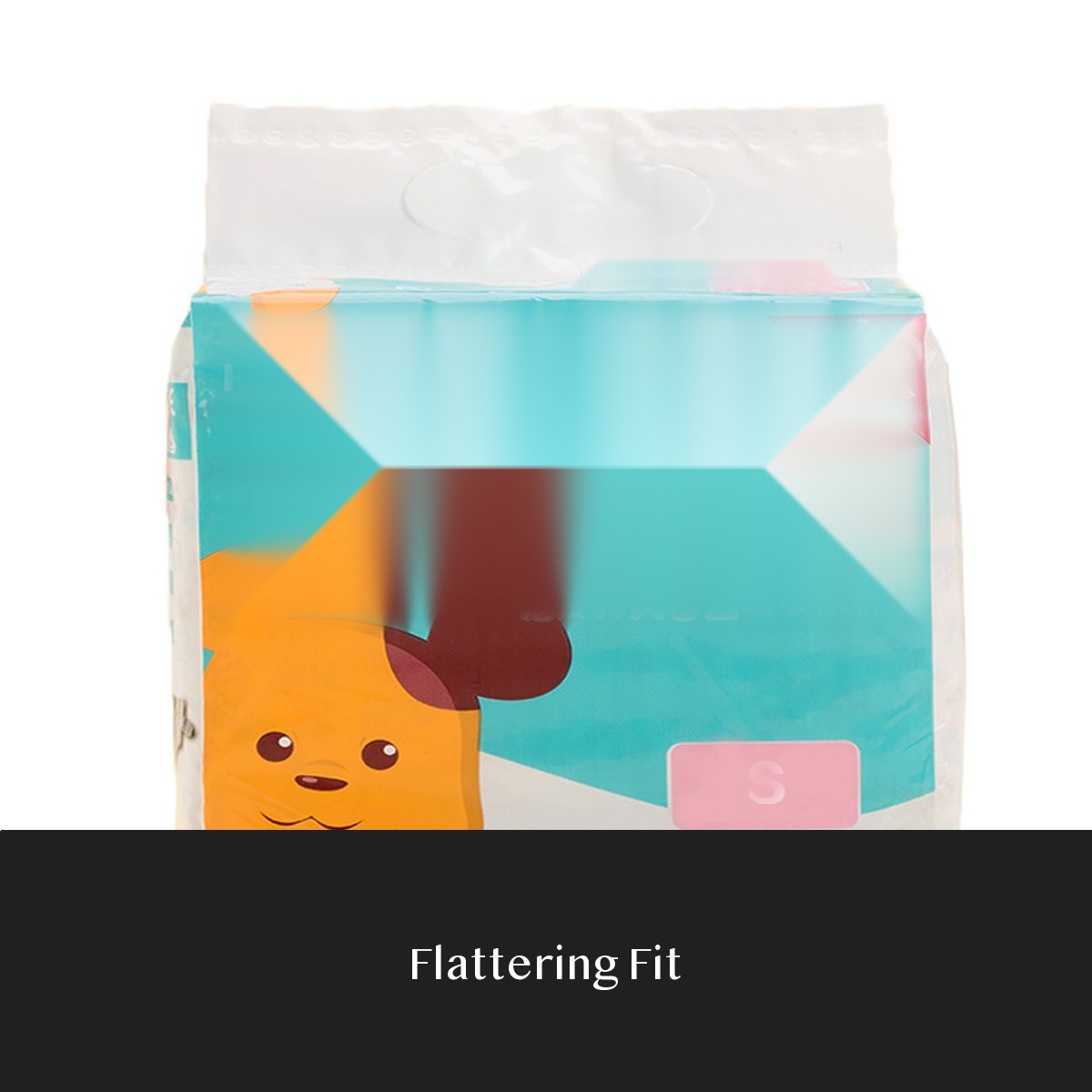 Disposable Dog Diapers Nonwoven Pet Diaper Pants for Male & Female Dogs, Color-Change Print for Timely Changes