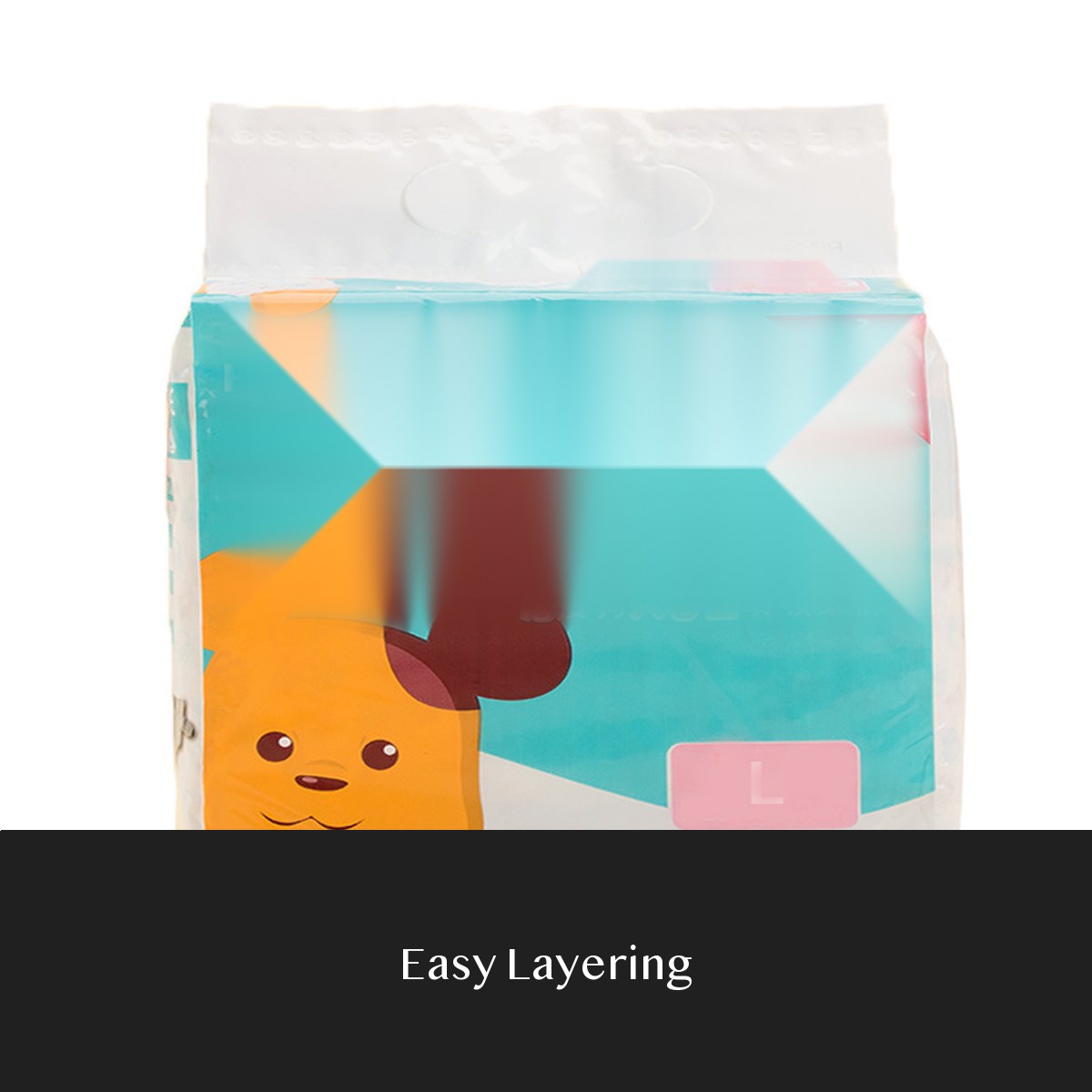 Disposable Dog Diapers Nonwoven Pet Diaper Pants for Male & Female Dogs, Color-Change Print for Timely Changes
