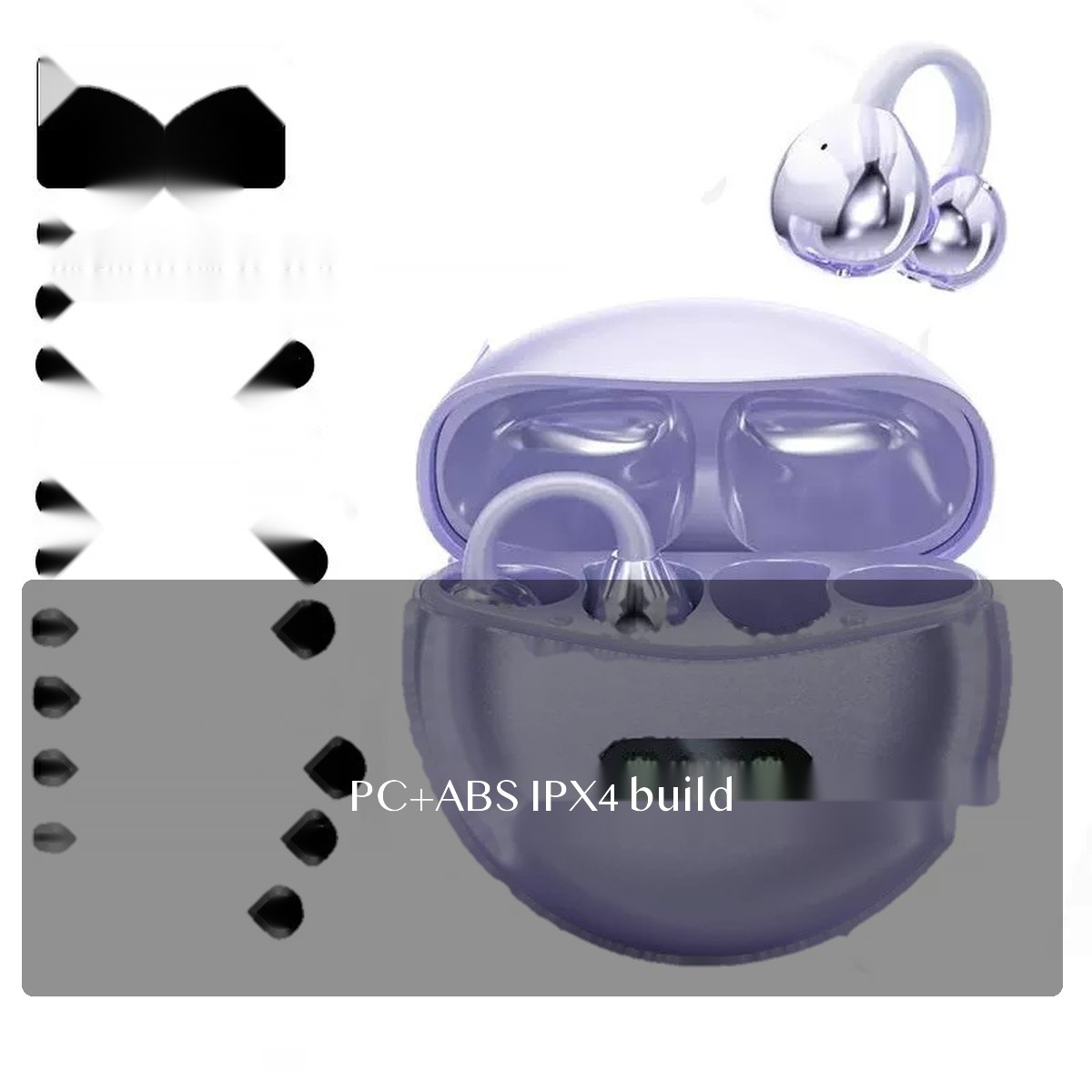 M79 AI Translation Earbuds, PC+ABS In-Ear Bluetooth 5.4 Headphones for Travel, Meetings, Calls and Music