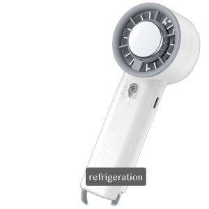 Handheld Cooling Fan, USB Rechargeable Mini Portable Desk Fan with 3 Speeds for Students, Travel and Office