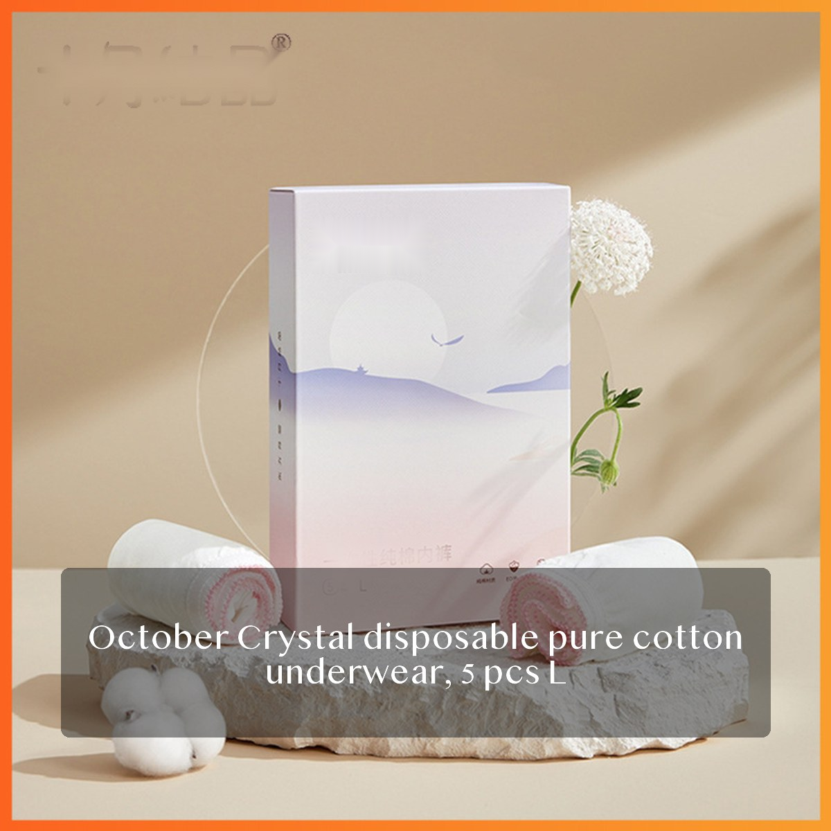 Cotton Disposable Maternity Briefs, High Waist Triangle Underwear for Prenatal and Postpartum Recovery