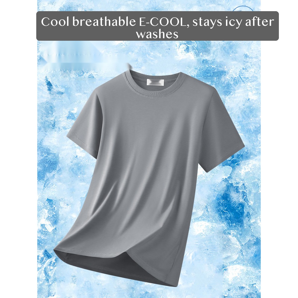 Men's Modal Cotton T Shirt Loose Fit Crewneck Cooling Quick Dry Summer Sun Shirt for Casual Sport Wear
