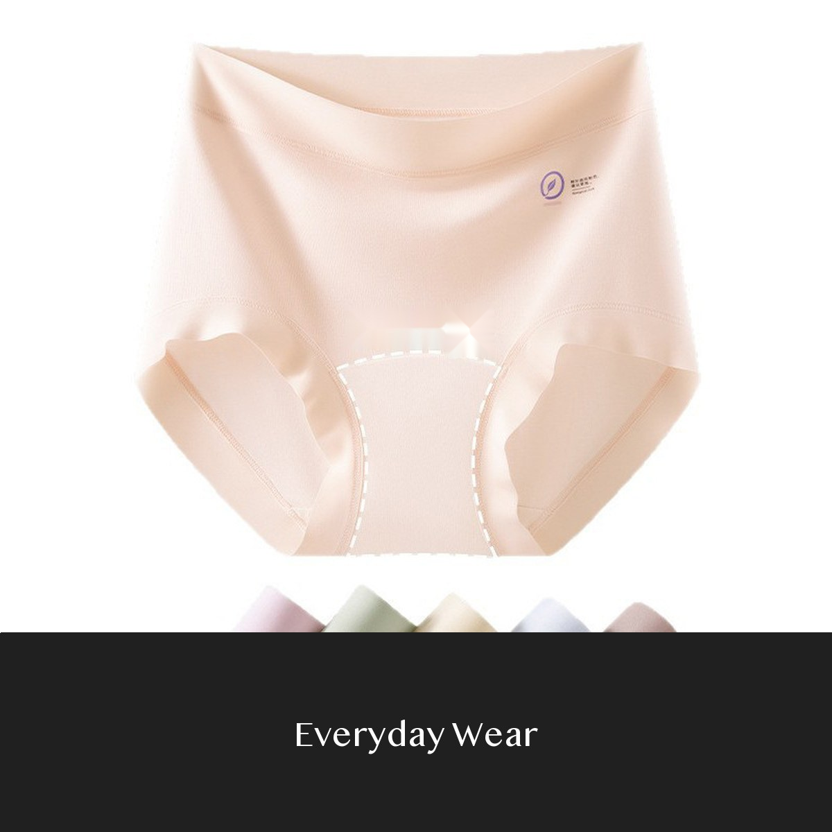 Womens Modal High Waist Boyshort Underwear 2 pack with Cotton Gusset, No Show Full Coverage for Daily Wear